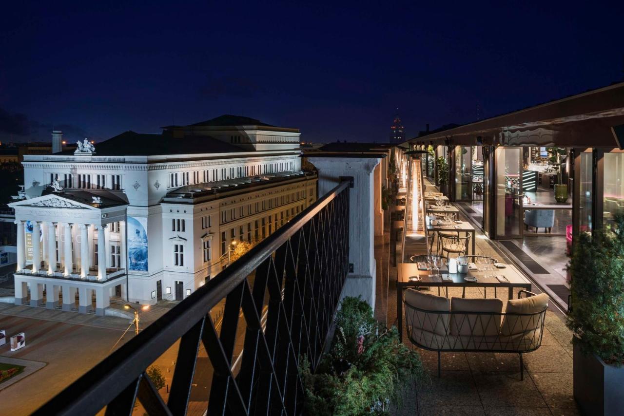 Grand Hotel Kempinski Ρίγα Εξωτερικό φωτογραφία The view from the terrace